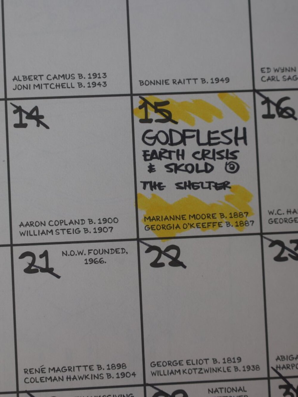 Life in Hell 1995 - 1996 16 Month Fun Calendar Matt Groening Akbar Jeff Comics - Picture 8 of 11